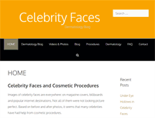 Tablet Screenshot of celebrityfaces.org